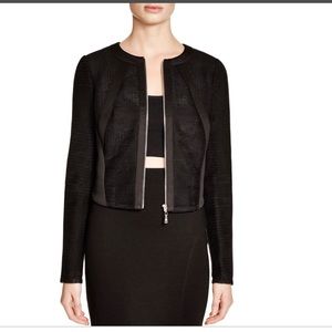 Black guess scuba mesh jacket